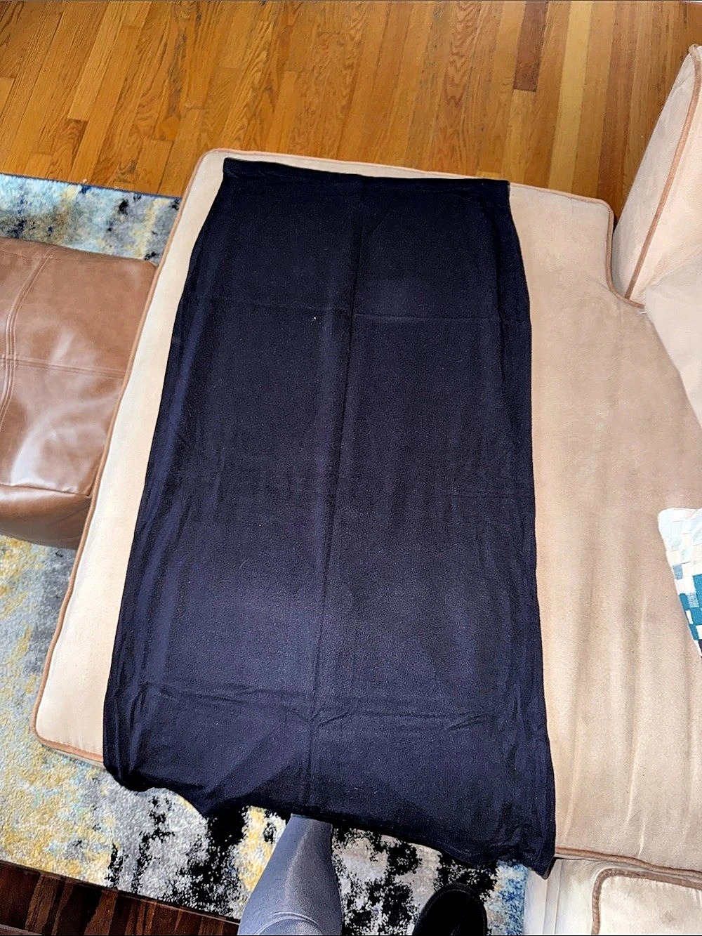 Eddie Bauer Maxi Skirt in Blue Size Medium Like New